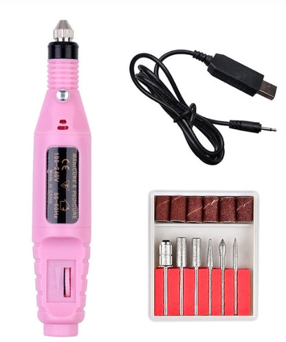 Electric Nail Polish Machine Pen Nail Art Tool - ViroxaStore