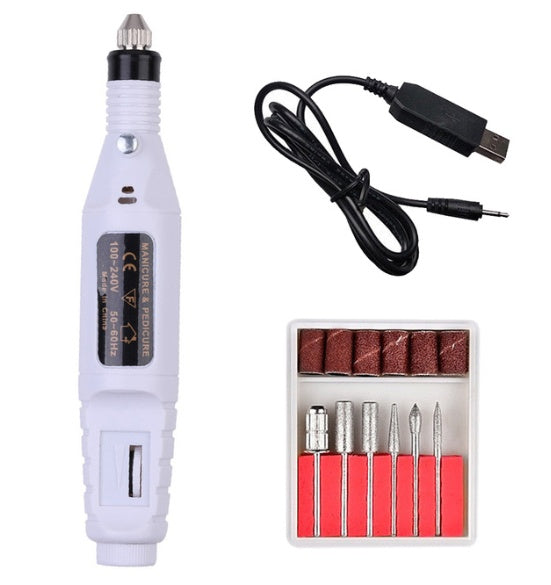 Electric Nail Polish Machine Pen Nail Art Tool - ViroxaStore