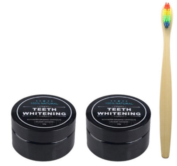 Activated Charcoal Teeth Whitening Powder - ViroxaStore