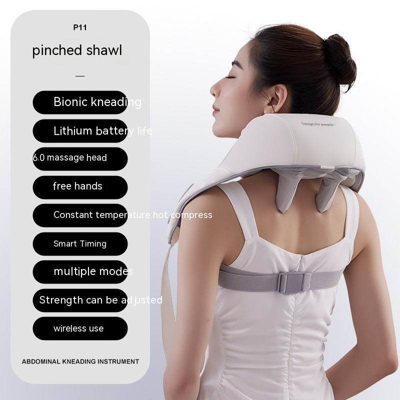 Oblique Muscle Shoulder And Neck Massager Clip Kneading Electric - ViroxaStore