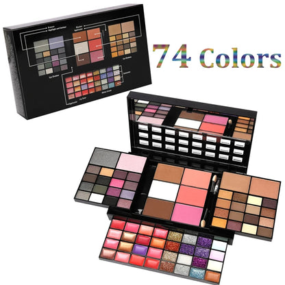 74-Color Makeup Kit - ViroxaStore