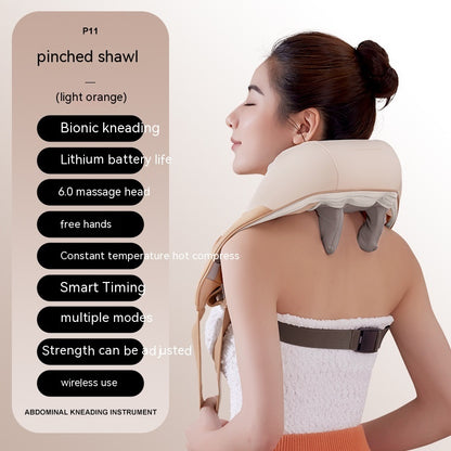 Oblique Muscle Shoulder And Neck Massager Clip Kneading Electric - ViroxaStore