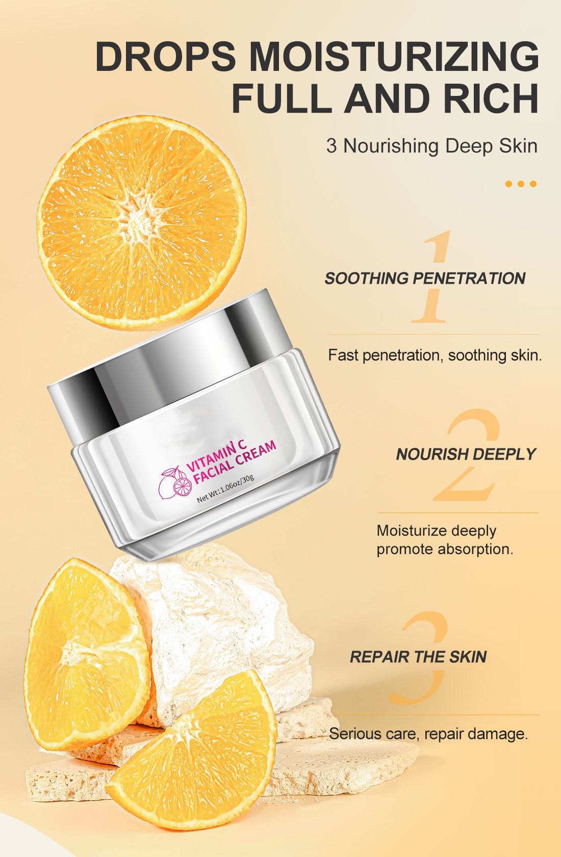 Vitamin C Face Cream Skin Care Products - ViroxaStore